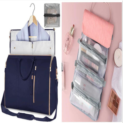 Large Foldable Travel Duffle Bag Waterproof Pink Tote