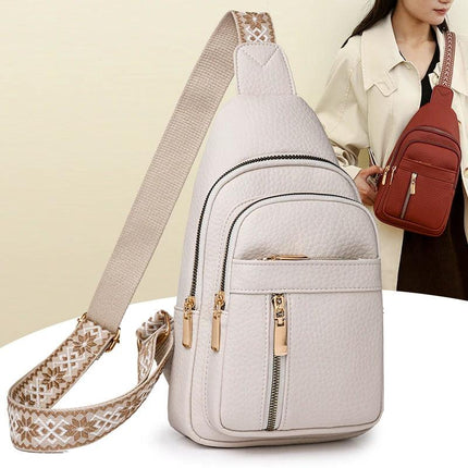 Soft PU Leather Women's Crossbody Bag For Everyday Casual Use