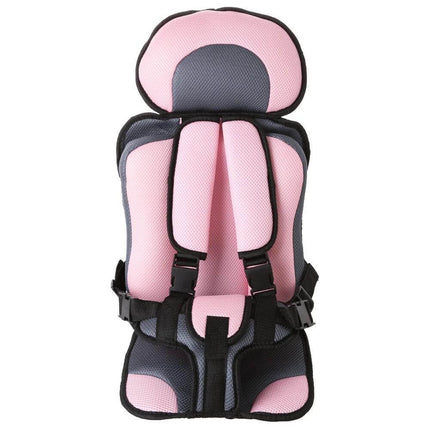 Portable Infant Safety Seat for Babies and Toddlers in Cars - pink detachable-back car seat for 9 months to 6 years