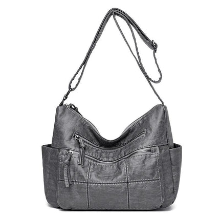 Womens Soft PU Shoulder Crossbody Bag For Everyday Use