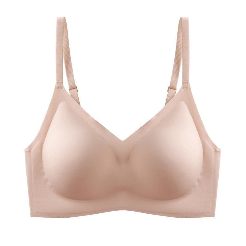 Luxurious push-up bra with no steel ring and comfortable fit made from high-quality nylon for ultimate comfort and sleek style.