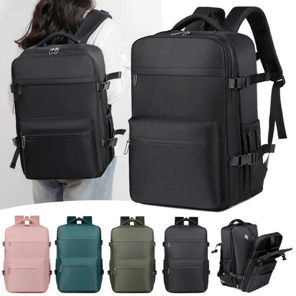 Large Capacity Vacuum Compression Travel Backpack 20-35L