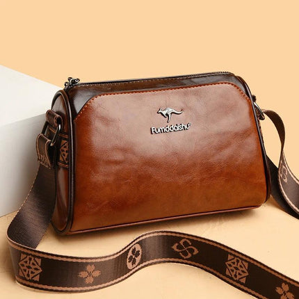Soft PU Cylindrical Crossbody Bag For Everyday Use