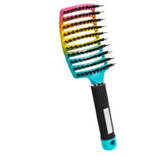 Detangling Hairbrush with Scalp Massager - Bristle & Nylon Comb for Women