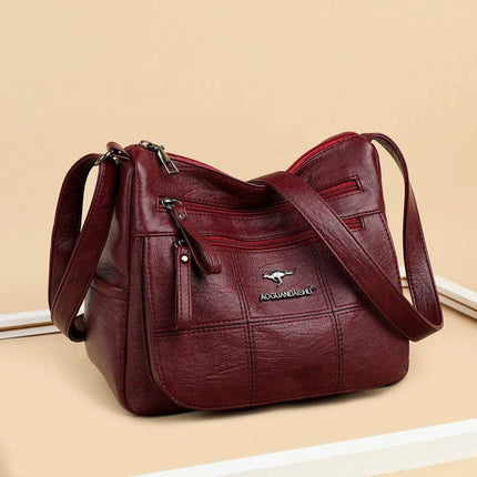 Lightweight PU Crossbody Bag For Everyday Casual Shopping Use