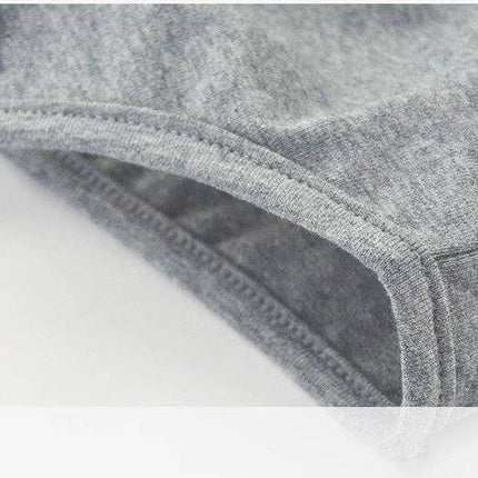 Girls Cotton Tube Top Camisole For Everyday Wear Sizes 120-160cm close-up of grey cotton tube top camisole strap and seam detail
