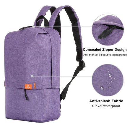 HAWEEL 10L Chest Pack For Everyday Use And Travel - purple water-resistant chest pack with concealed zipper and anti-splash fabric