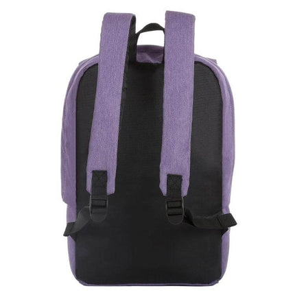 HAWEEL 10L Chest Pack For Everyday Use And Travel - purple water-resistant compact chest pack shown from back with padded straps