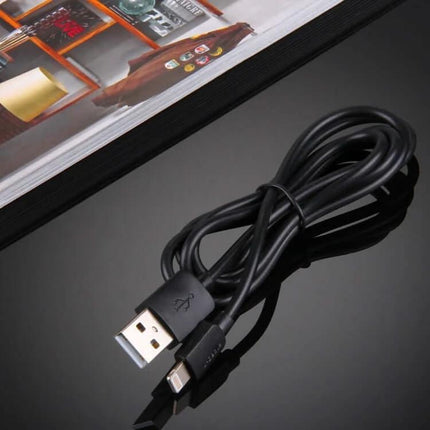 HAWEEL 2 Pack 1m Lightning Charging And Sync Cable Kit – black 1m USB-A to Lightning cable pair for iPhone charging and data sync