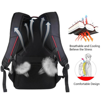 HAWEEL Laptop Backpack With Foldable Design For Daily Use breathable cushioned back panel and ergonomic straps for comfortable carrying