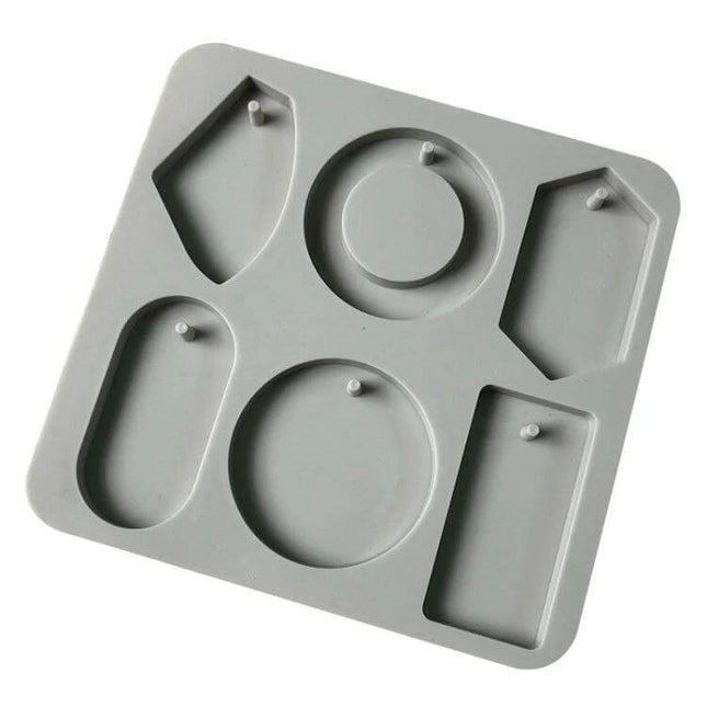 Aromatherapy Gypsum Silicone Mold Six Sided 16.5x15.7 cm hexagonal six-sided silicone mold for aromatherapy blocks, flexible non-stick surface