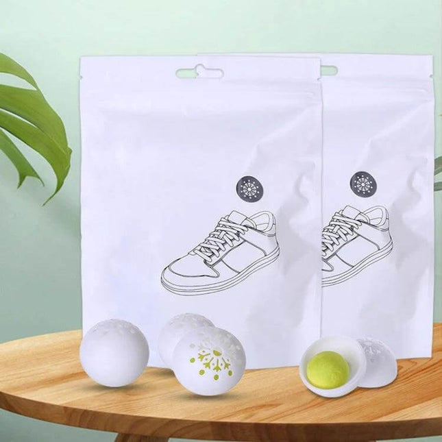 Hollow Ball Shoe Cabinet Deodorant Freshener For Shoes And Home small plant-extract capsules for shoes and cabinets, pack of six