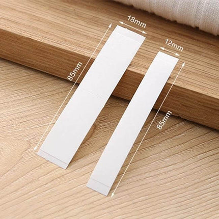 Invisible Anti-Slip Shirt Straps For Secure Wear, 85x18mm — clear PET adhesive strips for preventing shoulder strap slip