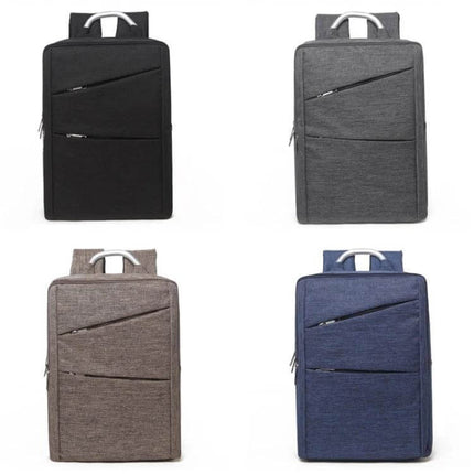 Laptop Backpack Fits 14 Inch And Under Laptops, Everyday Use - four-color durable polyester daypack with padded laptop compartment