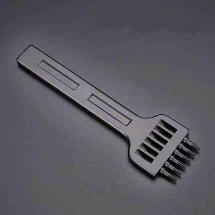 Leather Round Punch Tool Set 4mm-6mm For Hand Sewing matte electrophoresis finish ergonomic handle 4/5/6mm punches