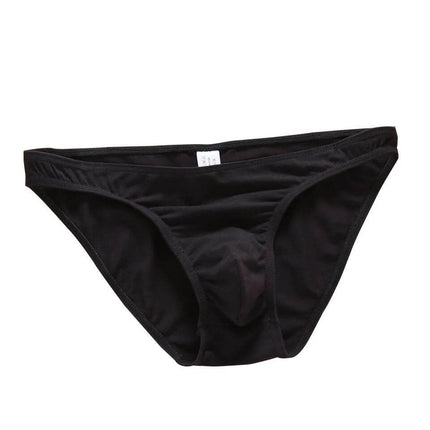 Men's Pure Cotton Briefs for Everyday Comfort Size M black mid-rise 100% cotton breathable everyday underwear