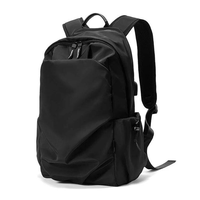 Multifunctional Oxford Laptop Bag Backpack For Daily Commute - black water-repellent Oxford fabric backpack with multi-layer laptop and tablet compartments
