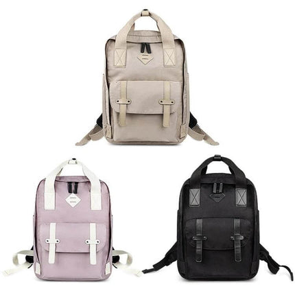 Multifunctional Waterproof Laptop Bag For 13-15.6 Inch Laptops - three-color durable waterproof backpack with padded laptop compartment and front pockets