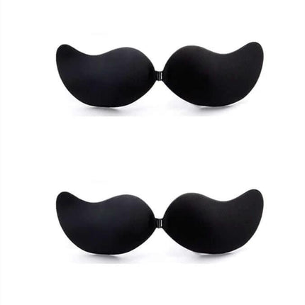 Nipple Bra For Wedding Slings Skin Tone A For Smooth Bare Skin Look - ultra-thin black strapless adhesive nipple bra with molded cups for backless gowns