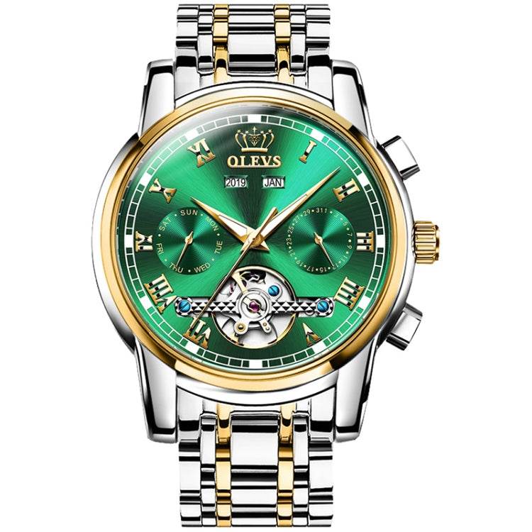 OLEVS 6607 Elite Men's Automatic Mechanical Watch Stylish Waterproof