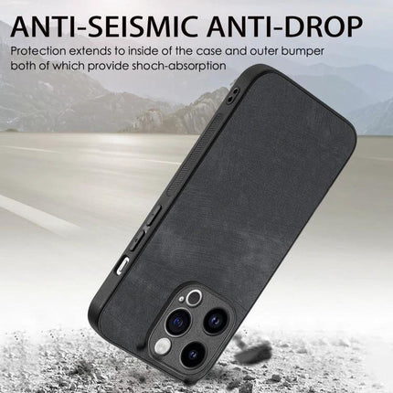 Vintage Leather Phone Case For Everyday Protection And Style With A Timeless Look And Quality Craft - slim anti-drop leather TPU PC protective phone case