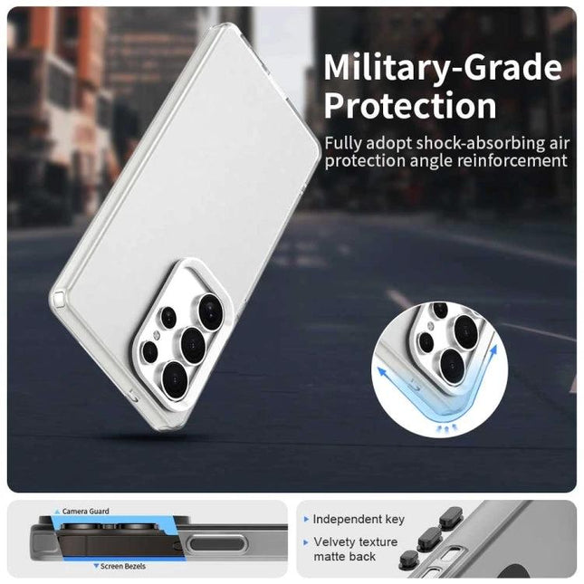 Essential Samsung Galaxy Phone Case for Everyday Protection slim clear TPU PC PET blend with military-grade corner shock absorption