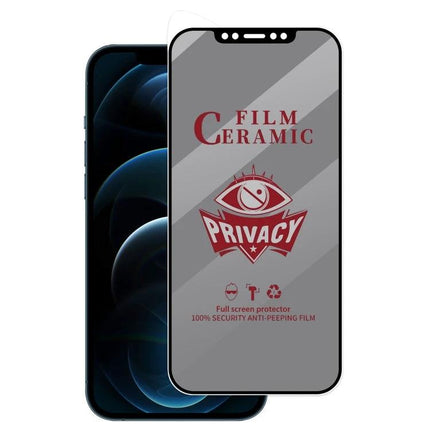 iPhone Privacy Film For Daily Screen Protection On The Go privacy ceramic full-screen protector shielding side-angle views and scratches