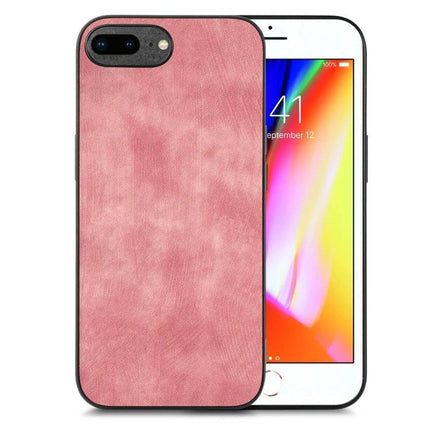 Vintage Leather Phone Case For Everyday Use - slim pink leather TPU PC protective phone case for commutes and daily use