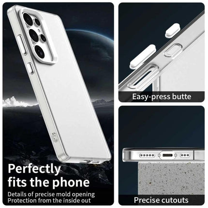 Essential Samsung Galaxy Phone Case for Everyday Protection slim clear TPU PC PET blend case with precise cutouts and easy-press buttons