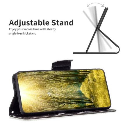 Leather Phone Case for Galaxy - Slim Everyday Protection for Daily Phone Handling adjustable stand view showing phone in landscape kickstand