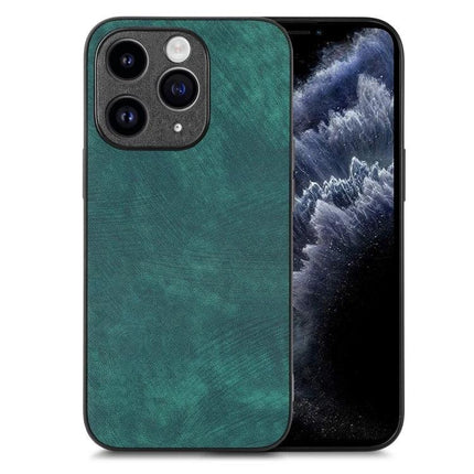 Classic Vintage Leather Phone Case For Everyday Protection And Easy Handling For Daily Convenience - teal leather slim protective phone case