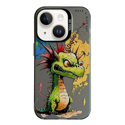 iPhone Case With Animal Pattern For Everyday Protection During Commutes And Daily Use — oil‑painting dragon character design, TPU PC protective case