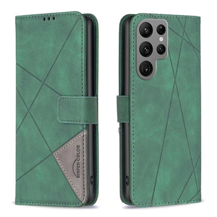 Leather Phone Case for Everyday Carry with green PU leather, card slots, photo frame slot and horizontal stand, scratch-resistant TPU interior