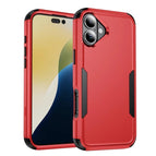 For iPhone 16 / Red+Black