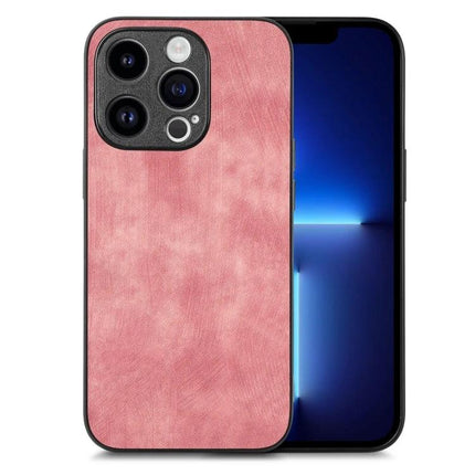 Vintage Leather Phone Case For Everyday Protection And Style With A Timeless Look And Quality Craft - slim pink leather TPU PC blend phone case for protection