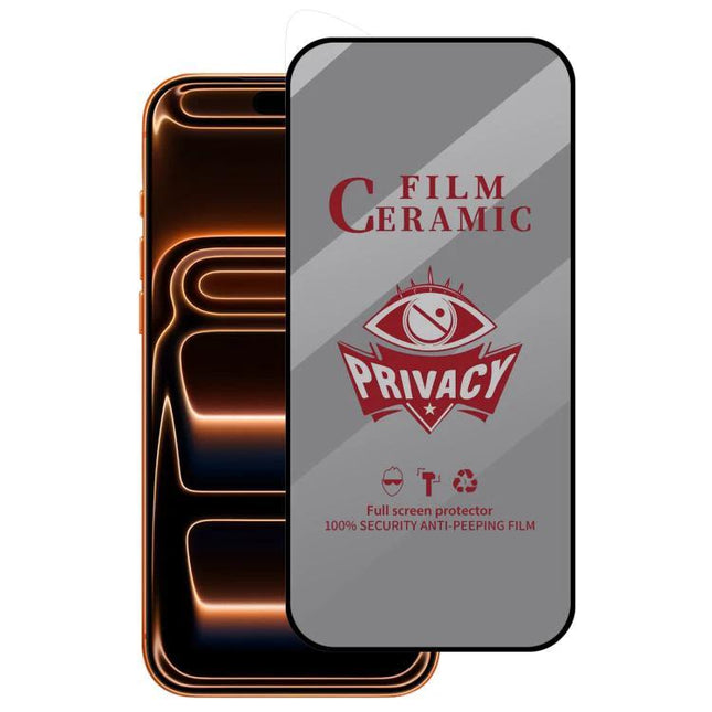 iPhone Privacy Film For Daily Screen Protection On The Go - privacy ceramic full-screen protector for commuting and public use
