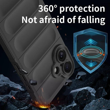 Essential Protective Case For iPhone Daily Use showing rugged TPU shell, 360° protection, raised camera lip and soft flannel lining for everyday scratch and drop defense