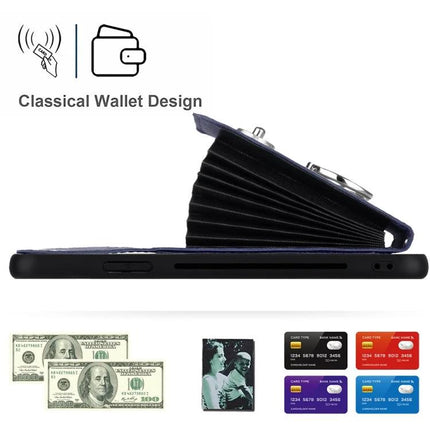 Organ Card Bag Ring Holder Case For iPhone 11 Pro X XS XR XS Max Wallet showing accordion card slots, ring holder, cash and cards