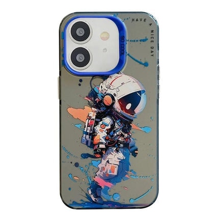 Animal Pattern iPhone Case for Everyday Protection - artistically printed astronaut TPU+PC protective phone case