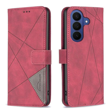 Leather Phone Case For Daily Protection On Samsung Essentials - pink PU leather wallet case with card slots and viewing stand