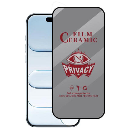 iPhone Privacy Film For Daily Screen Protection On The Go - ceramic privacy screen protector blocking side views and scratches
