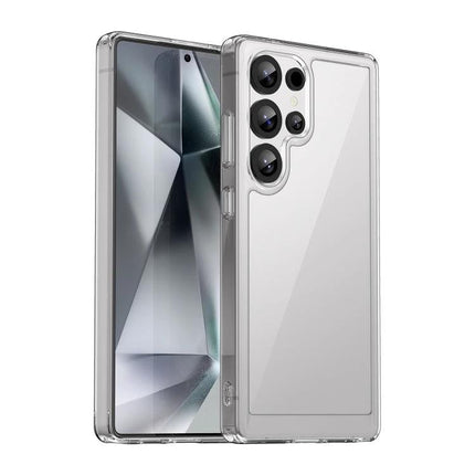 Colorful Samsung Galaxy Case For Everyday Protection - clear acrylic TPU protective case with raised camera guard and grip for daily commuting