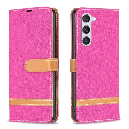 Leather Phone Case With Built-In Stand For Everyday Protection in pink PU leather with card slots, wallet compartment and lanyard for hands-free carry