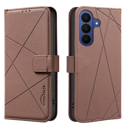 Leather Phone Case With Card Slots And Cash Pocket brown RFID-blocking wallet folio with three card slots and cash pocket