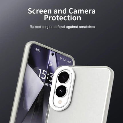 Protective Candy Case for Samsung Galaxy S25 showing raised edges for screen and camera protection in slim hybrid TPU PC PET design