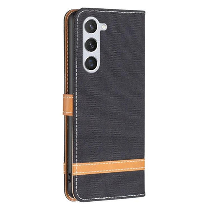 Leather Phone Case With Built-In Stand For Everyday Protection - black PU leather wallet case with card slots, lanyard and built-in stand