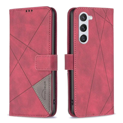 Leather Phone Case for Everyday Carry red PU leather wallet case with card slots, photo frame and horizontal stand