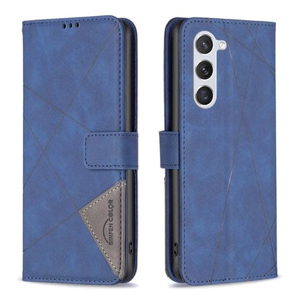 Leather Phone Case for Everyday Carry - blue PU leather wallet case with card slots, photo frame, TPU interior and horizontal stand