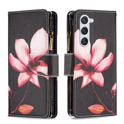 Galaxy Phone Case Card Access For Everyday Use That Keeps Your Phone Safe On The Go - floral wallet case for Samsung Galaxy S25 with card slots and kickstand