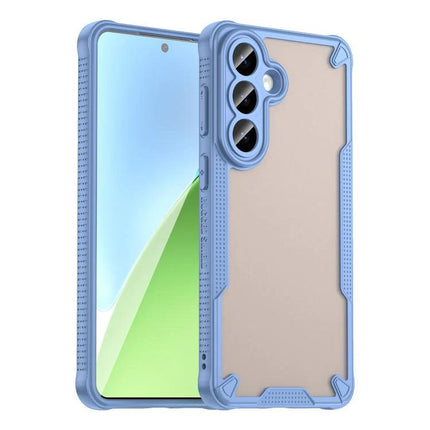Armor Glaze Case For Samsung Phones Everyday Protection, Slim And Durable For Daily Handling - slim blue TPU PC protective phone case